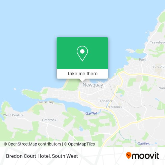 Bredon Court Hotel map