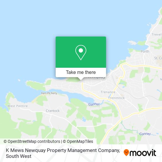 K Mews Newquay Property Management Company map