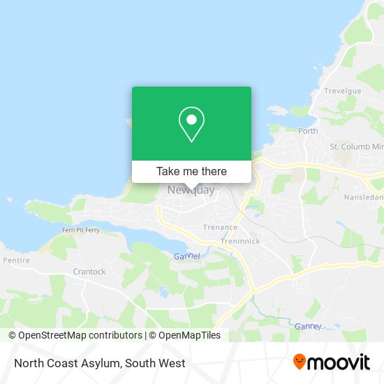 North Coast Asylum map