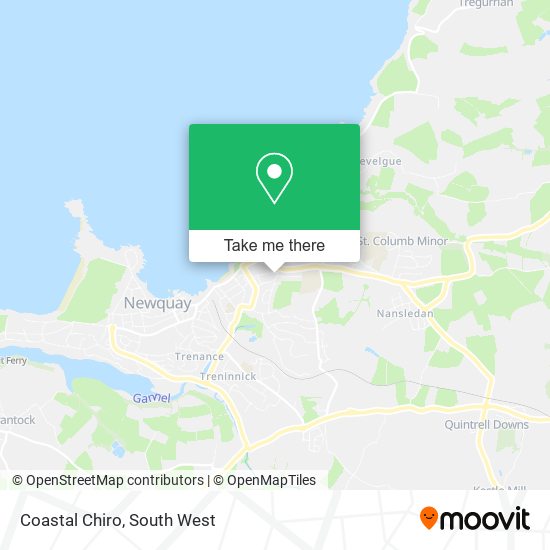 Coastal Chiro map