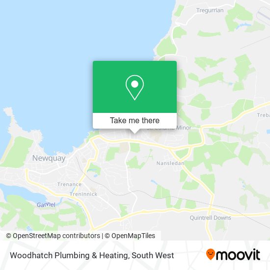 Woodhatch Plumbing & Heating map