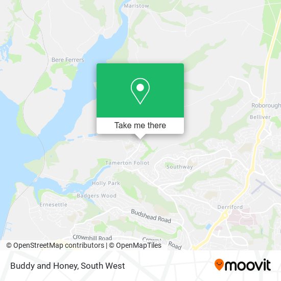 Buddy and Honey map
