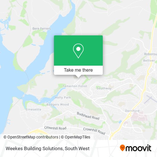 Weekes Building Solutions map