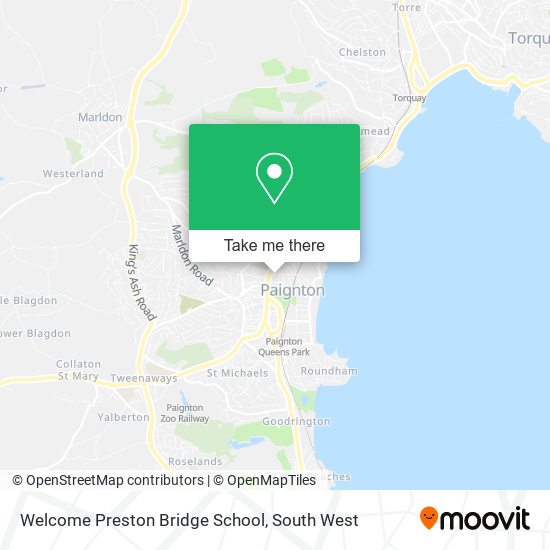 Welcome Preston Bridge School map
