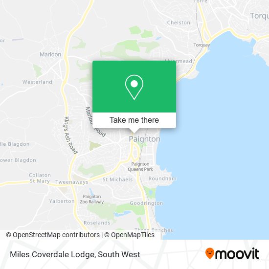 Miles Coverdale Lodge map