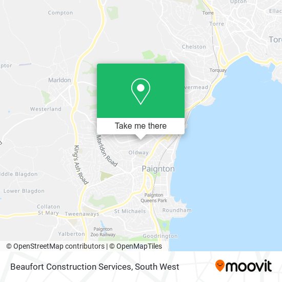 Beaufort Construction Services map