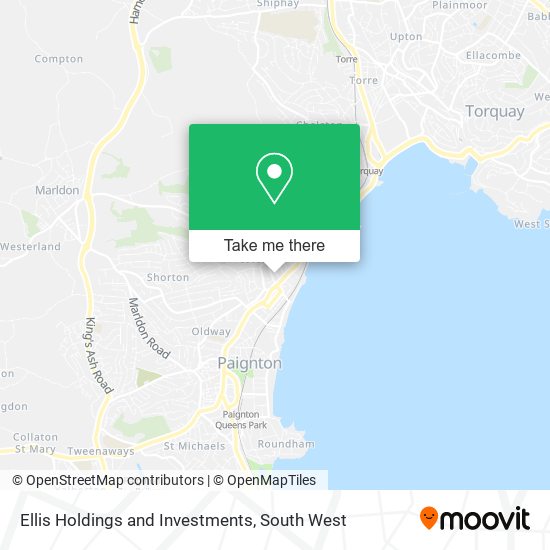 Ellis Holdings and Investments map