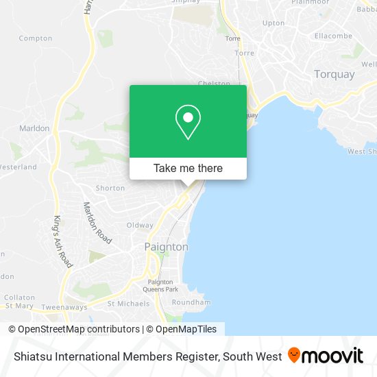 Shiatsu International Members Register map