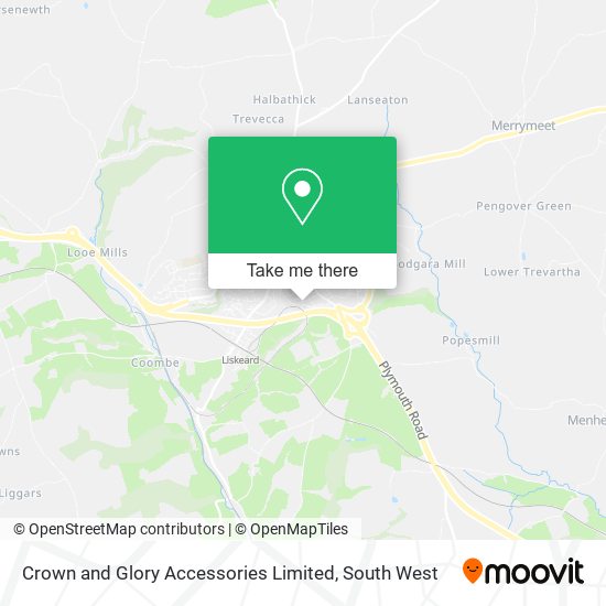 Crown and Glory Accessories Limited map