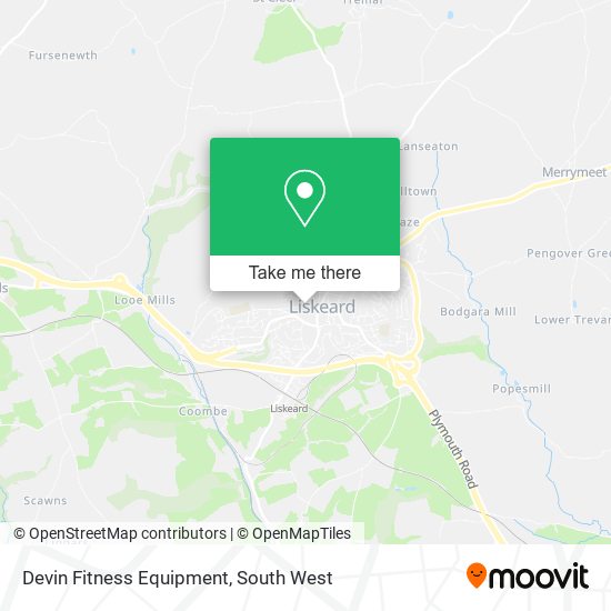 Devin Fitness Equipment map