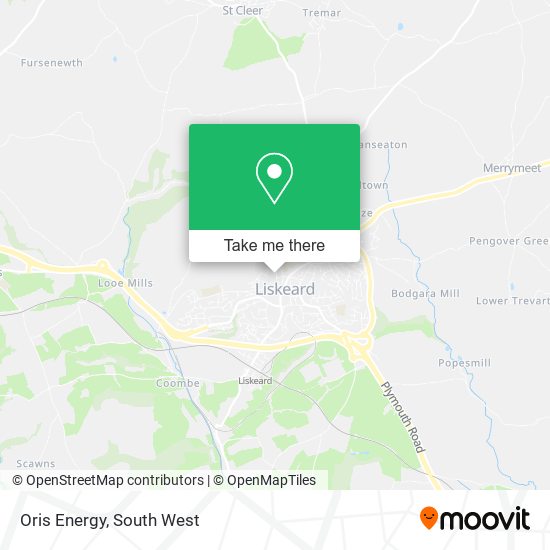 Oris Energy map