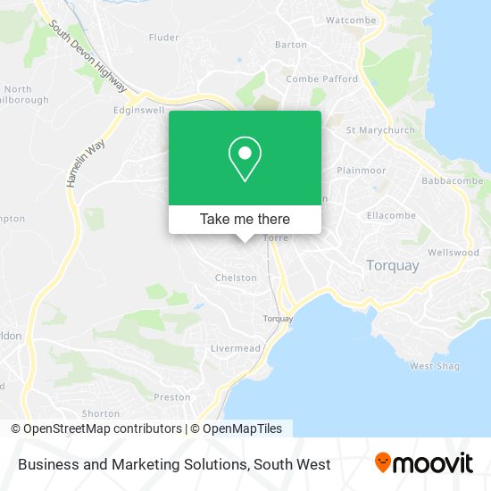 Business and Marketing Solutions map
