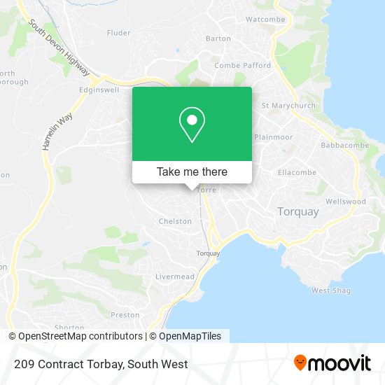 209 Contract Torbay map