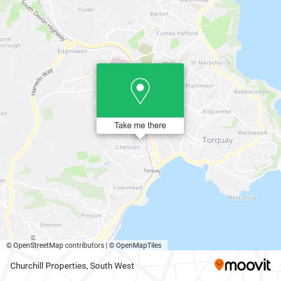 Churchill Properties map
