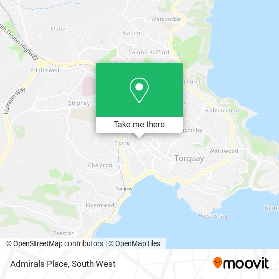 Admirals Place map