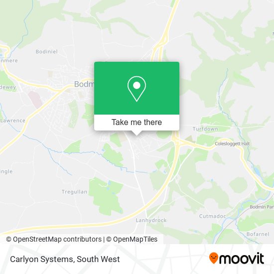 Carlyon Systems map