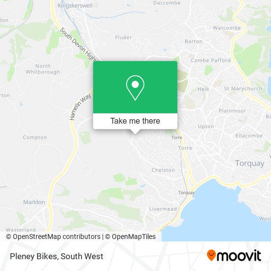Pleney Bikes map