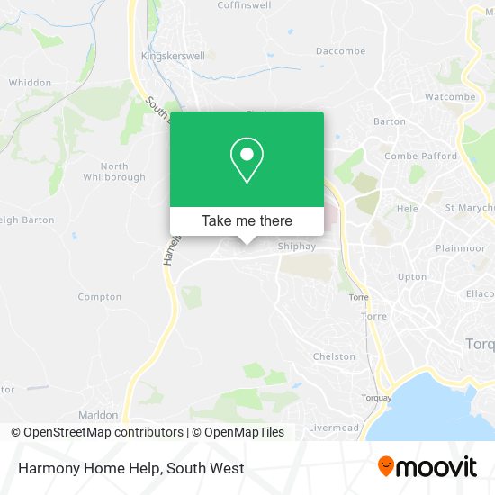 Harmony Home Help map