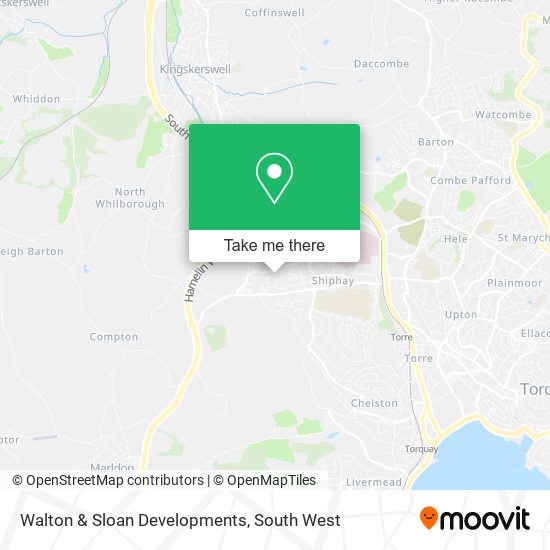 Walton & Sloan Developments map