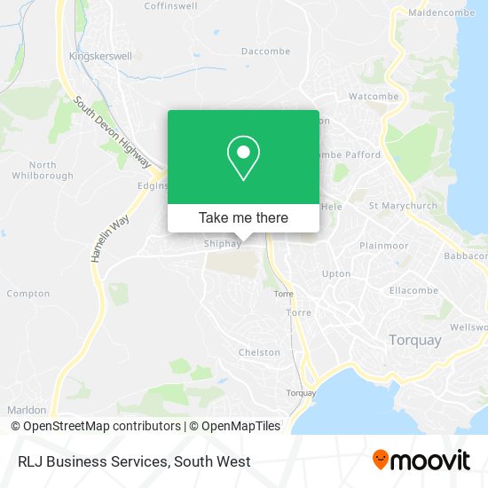 RLJ Business Services map