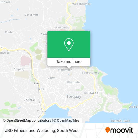 JBD Fitness and Wellbeing map