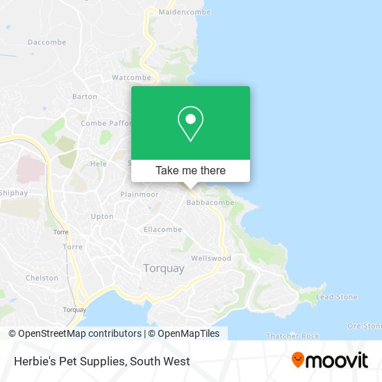 Herbie's Pet Supplies map