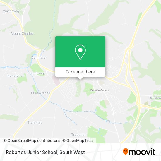 Robartes Junior School map