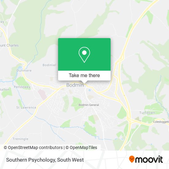 Southern Psychology map