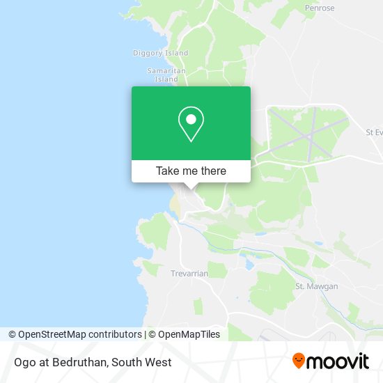 Ogo at Bedruthan map