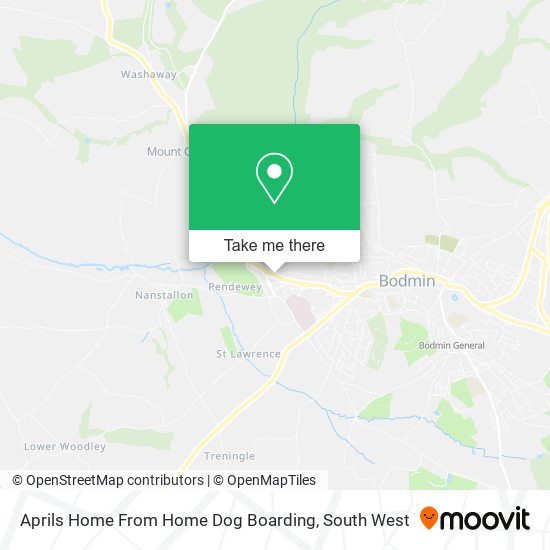 Aprils Home From Home Dog Boarding map