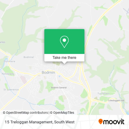 15 Treloggan Management map