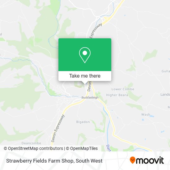 Strawberry Fields Farm Shop map