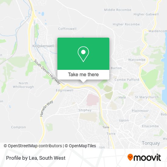 Profile by Lea map