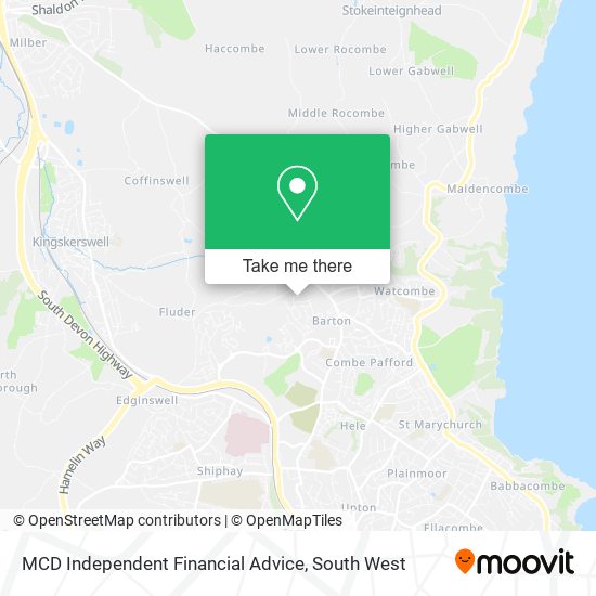 MCD Independent Financial Advice map