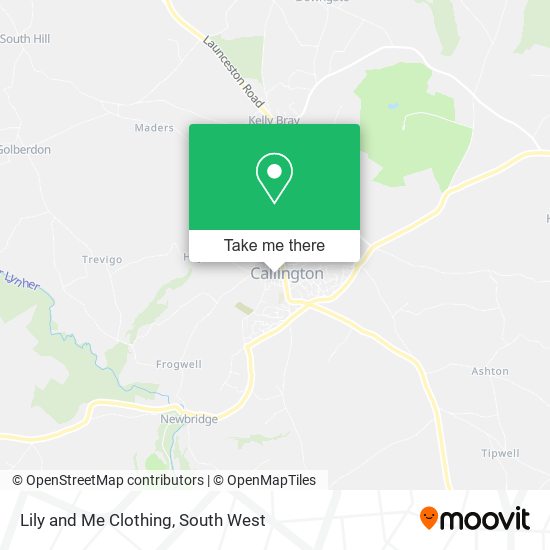 Lily and Me Clothing map