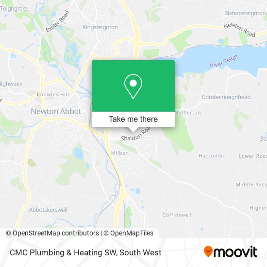 CMC Plumbing & Heating SW map