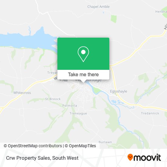 Crw Property Sales map