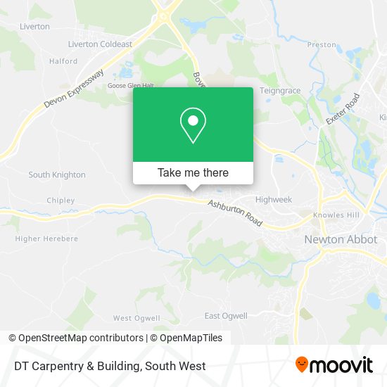 DT Carpentry & Building map