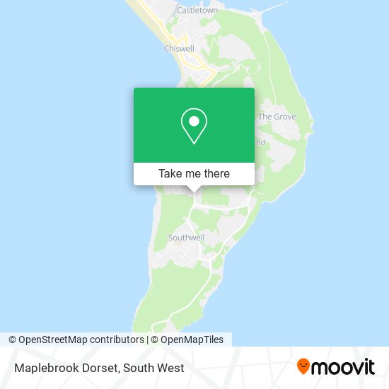 Maplebrook Dorset map