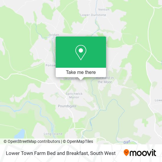 Lower Town Farm Bed and Breakfast map