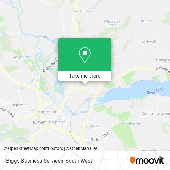 Biggs Business Services map