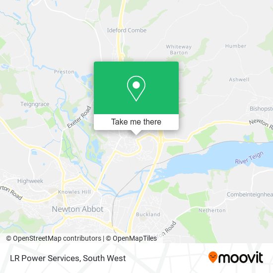LR Power Services map