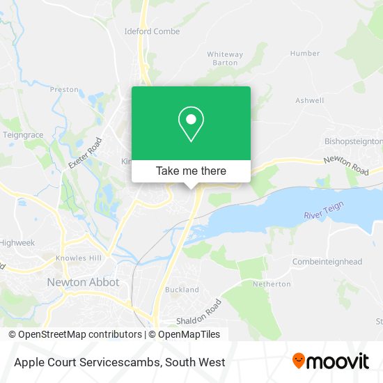 Apple Court Servicescambs map