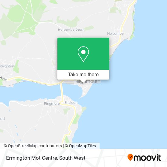 Ermington Mot Centre map