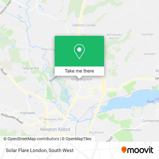 Solar Flare London map