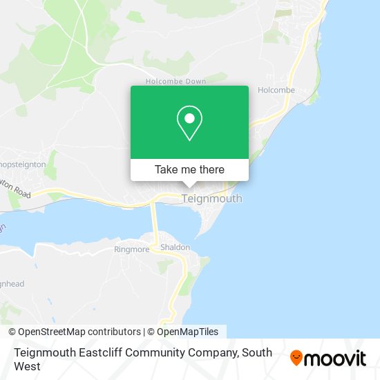 Teignmouth Eastcliff Community Company map