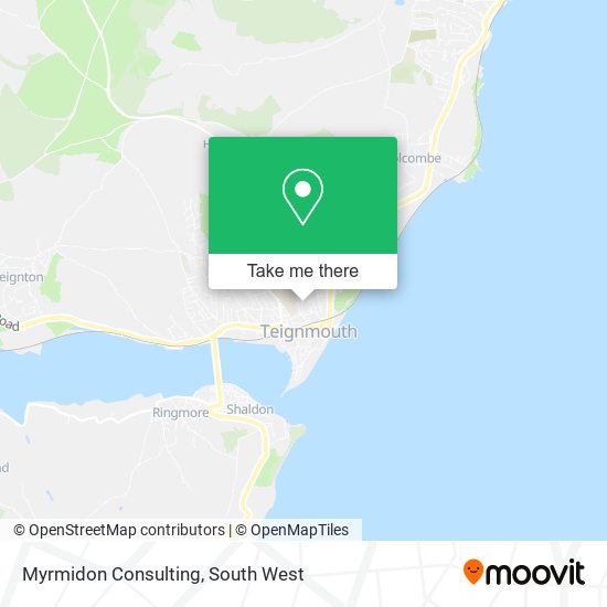 Myrmidon Consulting map
