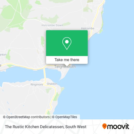 The Rustic Kitchen Delicatessen map