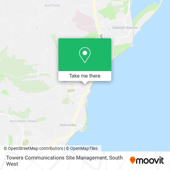 Towers Communications Site Management map