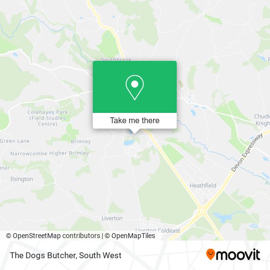 The Dogs Butcher map